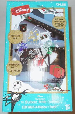 Jack Skellington Nightmare Before Christmas LED Whirl-A-Motion Static Holiday