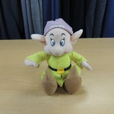 SNOW WHITE  SEVEN DWARFS, DOPEY PLUSH BEAN BAG WALT DISNEY WORLD THEME PARK NWT