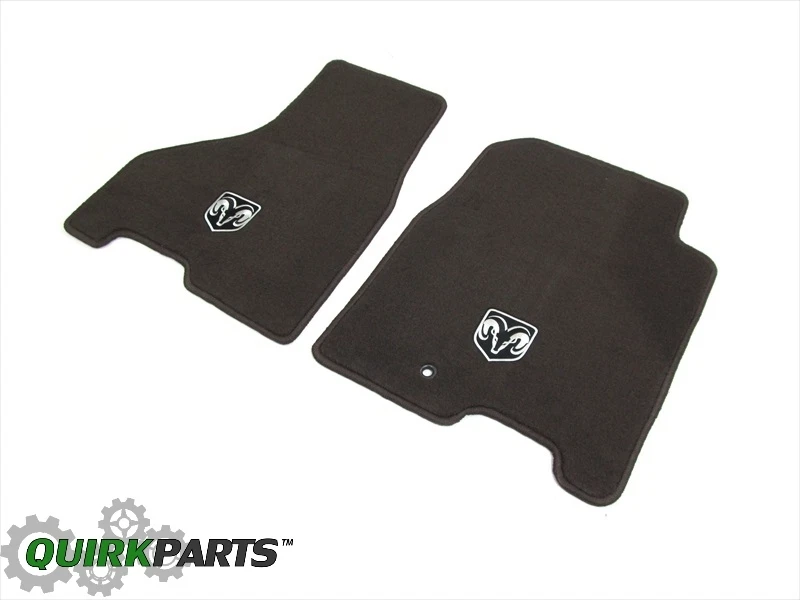 10-12 Dodge Ram 2500 3500 Crew & Mega Cab BARK BROWN FRONT FLOOR MATS OEM MOPAR - Изображение 2 из 4