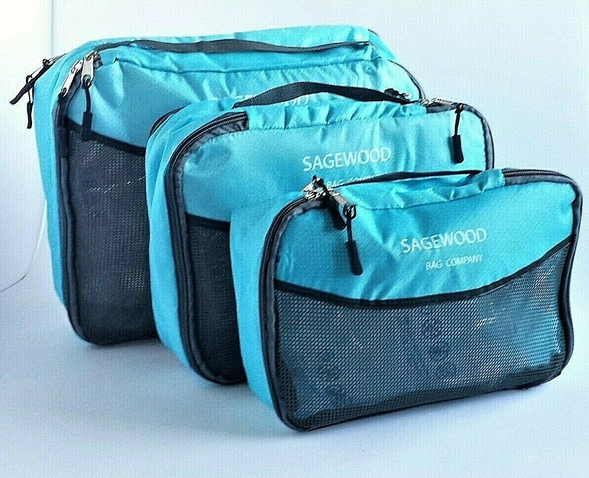 Packing cubes, 3 colors, 30 piece sets,  wholesale lot-image