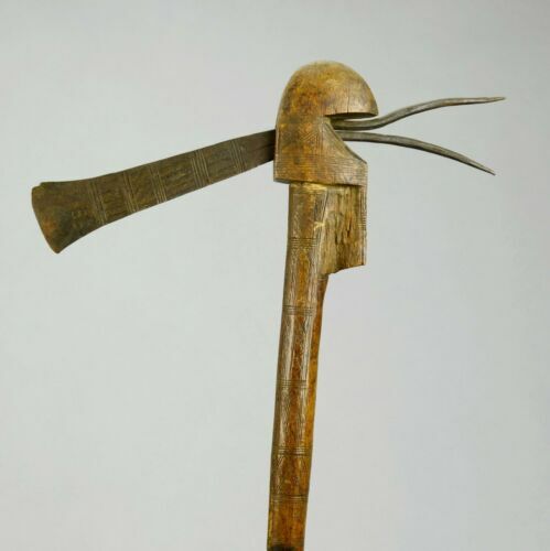 Trompe De Chasse En Corne De Bovin - Instrument Traditionnel D'occasion