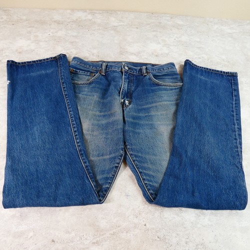 Levis 517 Jeans Mens 32X34* Blue Naturally Distressed Bootcut 90s Classic Denim - Picture 4 of 18