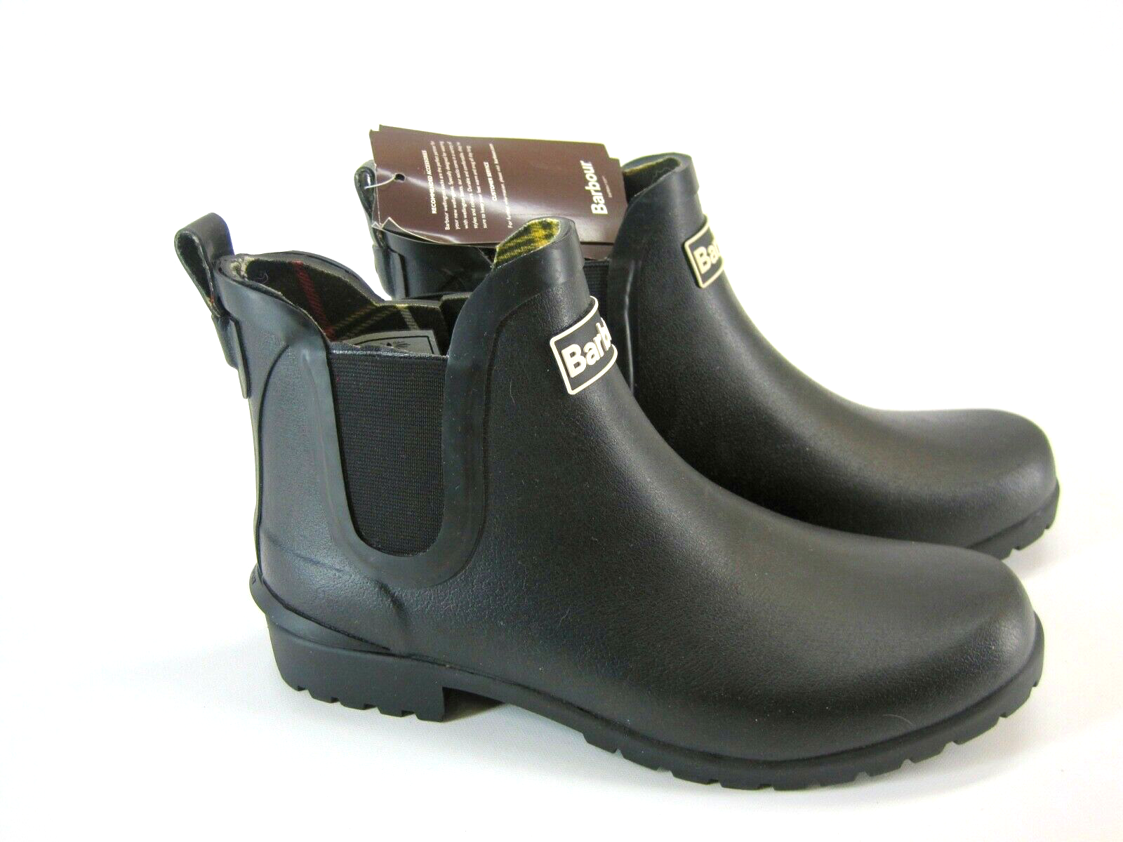 Barbour Wilton Wellington Black Rubber 