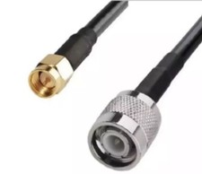 RG58 TNC male plug to SMA male 10 Feet Pigtail Jumper Cable High Quality USA