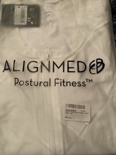 AlignMed Posture Correcting Shirt 2.0 Neuroband Men  s Size 2xl Zip White