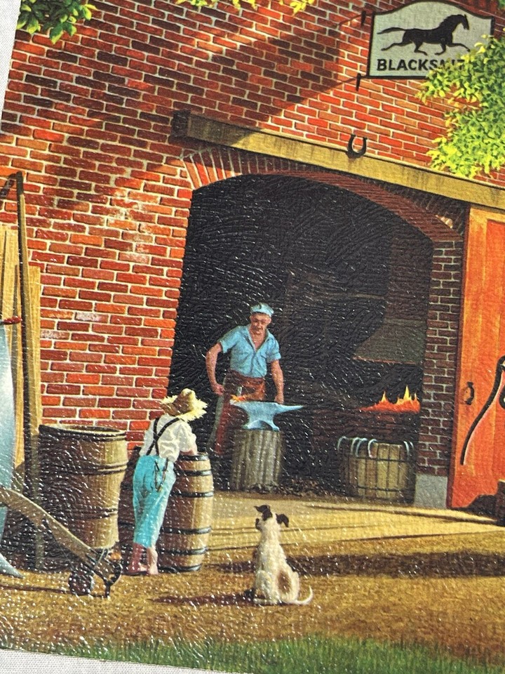 The Smithy by Paul Detlefsen Vintage Lithograph Print 14"x11" USA eBay