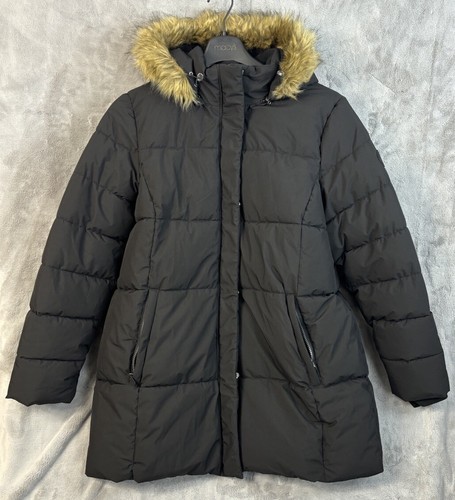 ZEROXPOSUR Women’s Serena Quilted Coat Black NWT Sz XXL Faux Fur MSRP$200 - Picture 2 of 14