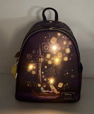 NWT Loungefly Disney Tangled Mini Backpack Li...