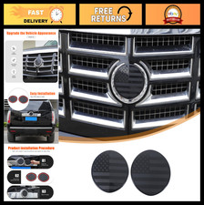 Front Grille Tailgate Emblem Trim Cover For 2007-2014 Cadillac Escalade - Oval L