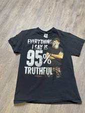 2010s A&E Duck Dynasty Duck Commander Funny Graphic T-shirt Si Robertson Mens M