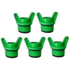 5 Pcs 1/2" NPT Pipe Plug, Male Thread Hose Caps and Plugs for Garden Irrigati...