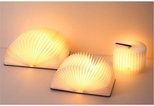 Creative Foldable Book Lamp LED Rechargeable Night Light   Customizable Bedroom