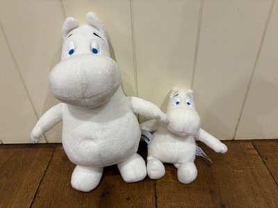 Mumin Plüschtier Stofftier Paar Beanie mit blauen Augen Martinex x 2