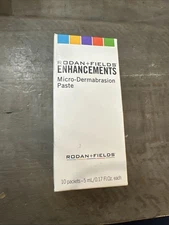 Rodan + Fields Enhancements Micro-Dermabrasion Paste 10 Packets New In Box