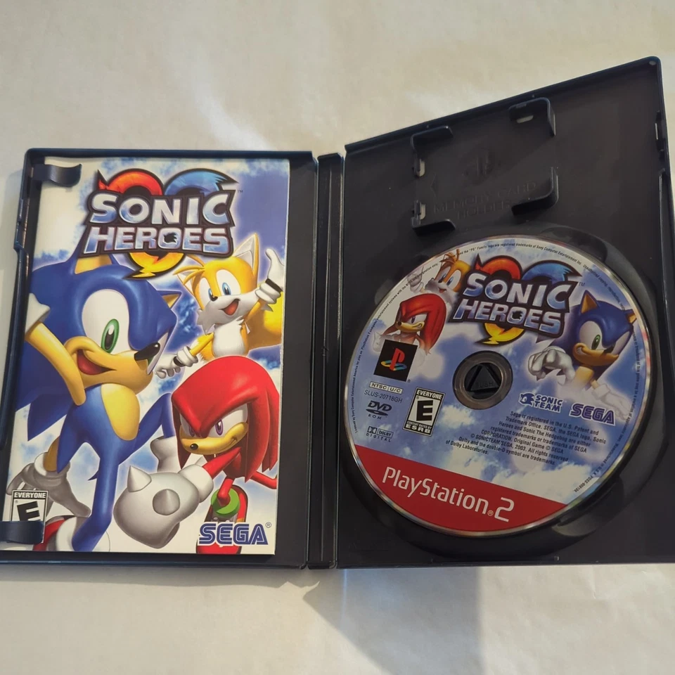 Sonic Heroes Greatest Hits Sony PlayStation 2 PS2 SEGA Rated E CIB Works - Image 4 of 4