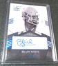 2021 Leaf Ultimate Draft Blue Parallel Rookie Autograph Brady White #'ed 6/35