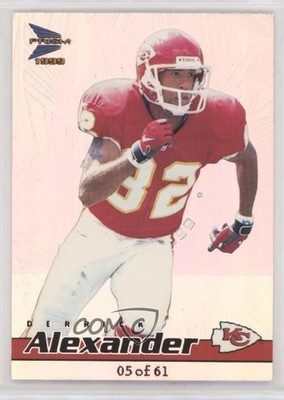 1999 Pacific Prism Premiere Date 5/61 Derrick Alexander #68 0rx8