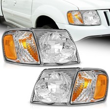 Pair Headlights Assembly For 2001-2003 Ford Explorer Sport2001-2005 Sport Trac Pair Headlights Assembly For 2001-2003 Ford Explorer Sport2001-2005 Sport Trac