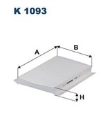 Filtron Filter, Innenraumluft K 1093 FüR CitroËN Peugeot DS