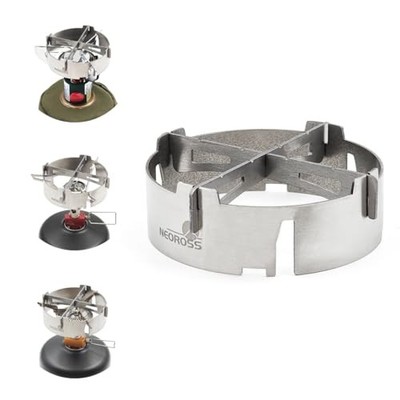 NEOROSS Titanium Windscreen with Trivet - Compatible with MSR Pocket Rocket 2