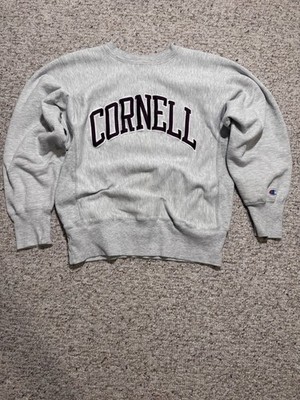 Vintage 1980s Champion Reverse Weave Cornell College  Sweater Size Large