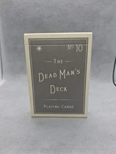 The Dead Man's Deck Playing Cards Bullet Hole With Bullet - RARE Collectible