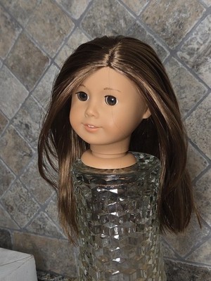 American Girl Just Like You Doll #59 Light Skin Brown Eyes And Hair Head Only