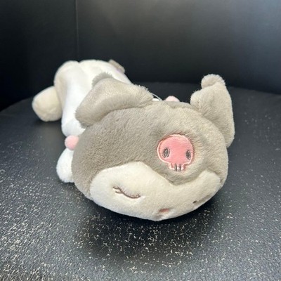 Kuromi Plush Pen Pouch Dararin Life Fluffy Pouch Pencil Case #9d4e81
