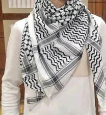 Top Quality Keffiyeh Shemagh All Original Arab Scarf Kufiya Arafat Cotton