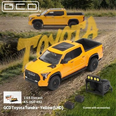 GCD 1/64 Toyota Tundra - Yellow (LHD)