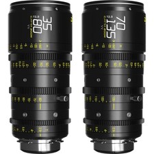 DZOFilm Catta Ace FF 35-80  70-135mm T2.9 Zoom Lens Bundle PL/EF, Black 