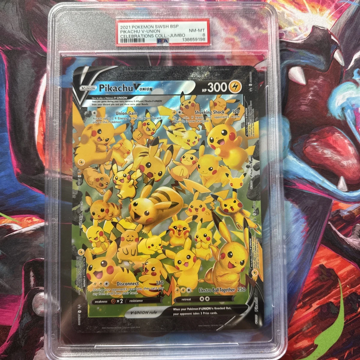 Pokémon TCG Grade 8 Pikachu Individual Collectible Card Game Cards