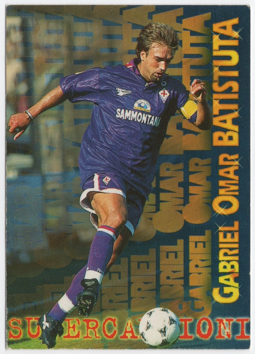 Figurine Panini Supercalcio Gabriel Batistuta #201 – Saison 1994/95 Avec Velina, Neuve
