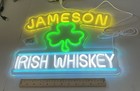 New ListingJameson Irish Whiskey Neon Sign Bar Pub Man Cave Wall Lamp Led New Dimmable