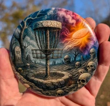 New custom Dynamic Discs Fuzion mini 4" JUDGE Placement marker