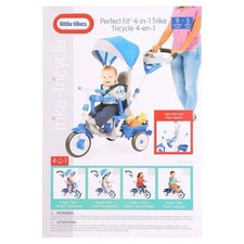 Little Tikes Perfect Fit 4-in-1 Trike Ride On, Blue