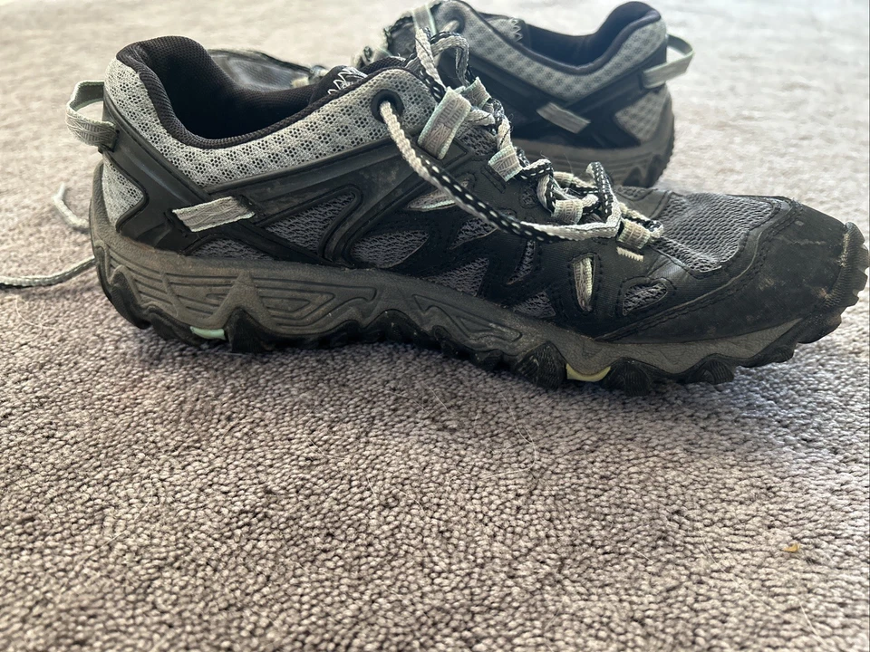 Merrell All Out Blaze Aero Sport Hiking Water Trail Shoes Vent Gray Womens 9 - Изображение 3 из 4