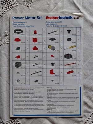 fischertechnik Heft, Power Motor Set,               [12]