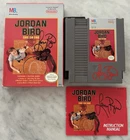 LARRY BIRD AUTOGRAPH SIGNED COMPLETE NINTENDO NES BOX GAME CARTRIDGE MANUAL JSA