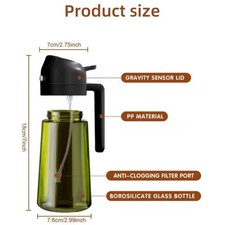 2 in 1 Olive Oil Sprayer Dispenser Baking Cooking BBQ Spray Bottle Kitchen Tool — image 2