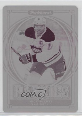 2023 Parkhurst Parkies Printing Plate Magenta Achievement 1/1 Nick Suzuki 18vw