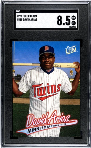 1997 Fleer Ultra David Arias #518 SGC 8.5 David Ortiz Red Sox 