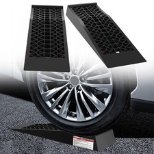 Portable Low Profile Car Ramps 10000 Lbs Heavy Duty Plastic Garage Ramps 2 Pack Portable Low Profile Car Ramps 10000 Lbs Heavy Duty Plastic Garage Ramps 2 Pack