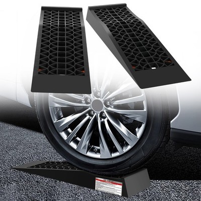10000LB Plastic Low Profile Car Ramps for Oil Changes and Jacking 2 Pack