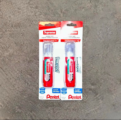 Supreme / Pentel  Presto  Correction Pen Jumbo Red (FW23)