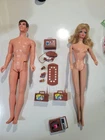VTG Barbie BUSY KEN Doll & talking Steffie Doll w/ accessories