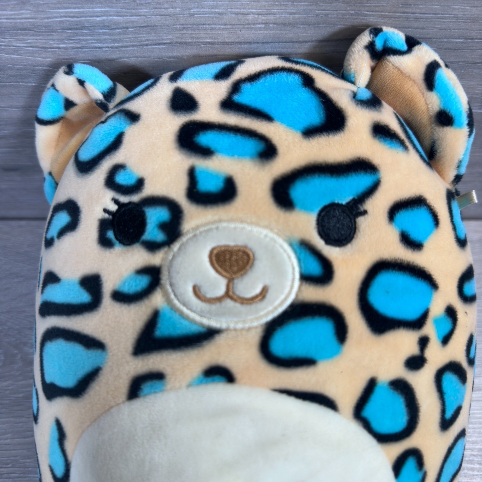 Liv The Leopard Squishmallow Large 8" Teal Plush Soft Toy. image 5