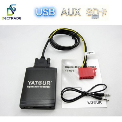 Digital Music Changer CD Player USB SD AUX For VW Gamma4 10pin Golf Jetta Passat
