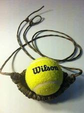 Tennis Ball Thrower = Paracord Shepherd Sling HANDMADE by David the Shepherd