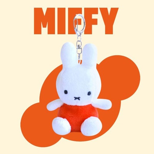 Offizieller Miffy sitzende Plüschpuppe Schlüsselanhänger Schlüsselring Taschenanhänger Figur 8 cm 3,15 Zoll - Bild 4 von 15